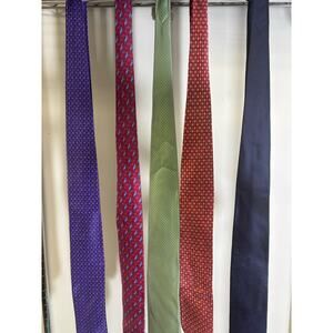 Italo Feretti / Hermes Bundle of 5 Neck Ties